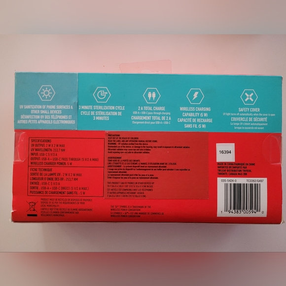 Phone sterilizer box and wireless charging - Picture 2 of 2